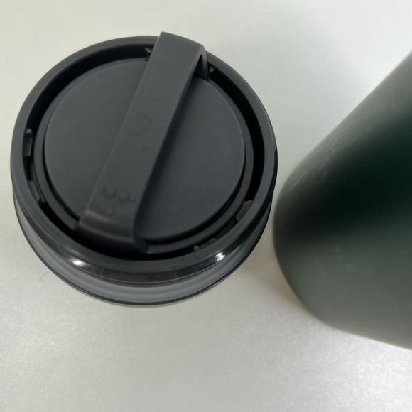 Stanley Starbucks Classic 20 oz One Hand Vacuum Tumbler Green Shiny Push Button - Picture 9 of 15